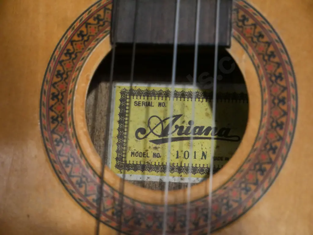 Ariana 101N classical acoustic guitar - needs new strings Image 1++