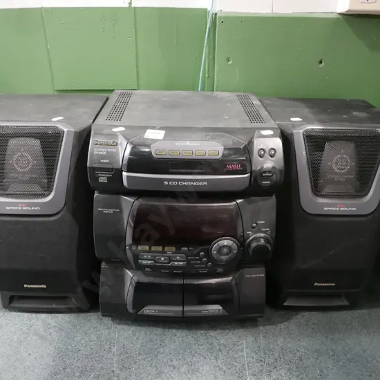 Panasonic stereo with 5 CD changer