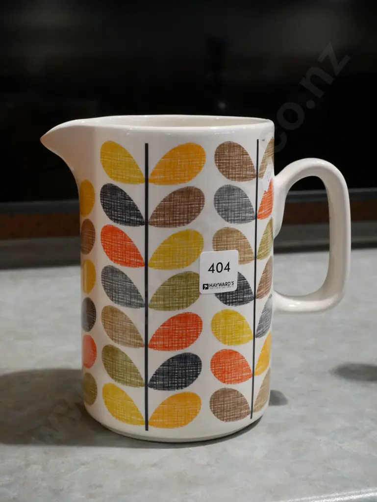 large ceramic jug with pints and litres measurements internally H200 Image 1++