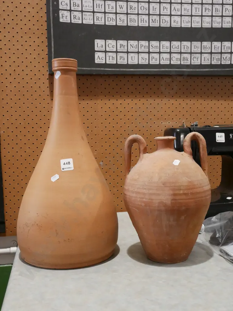 2x terracotta bottles Tallest H430 Image 1++