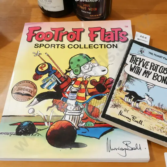 2x Footrot Flats books