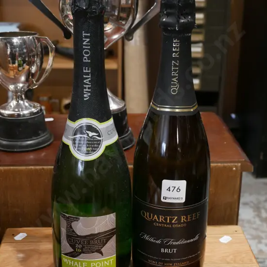 Whale Point sparkling wine, Quartz Reef sparkling wine