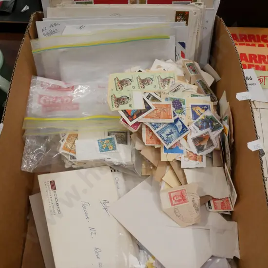 box of stamps