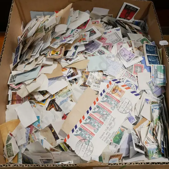 box of stamps
