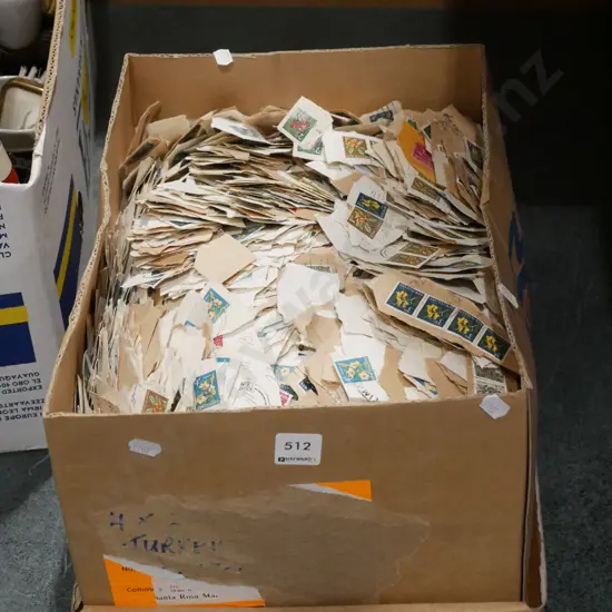 box of stamps