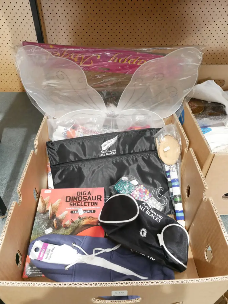 box; fairy wings, supporters bag, pencil case etc Image 1++