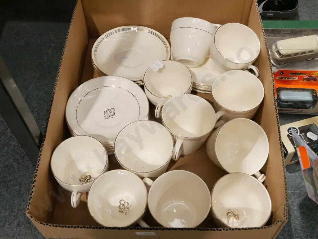 box of Phoenix Ware cups and saucers Image 1++