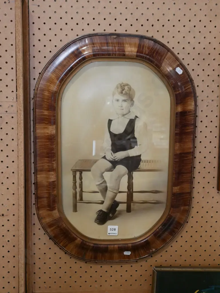 framed photo print - seated boy Image 1++