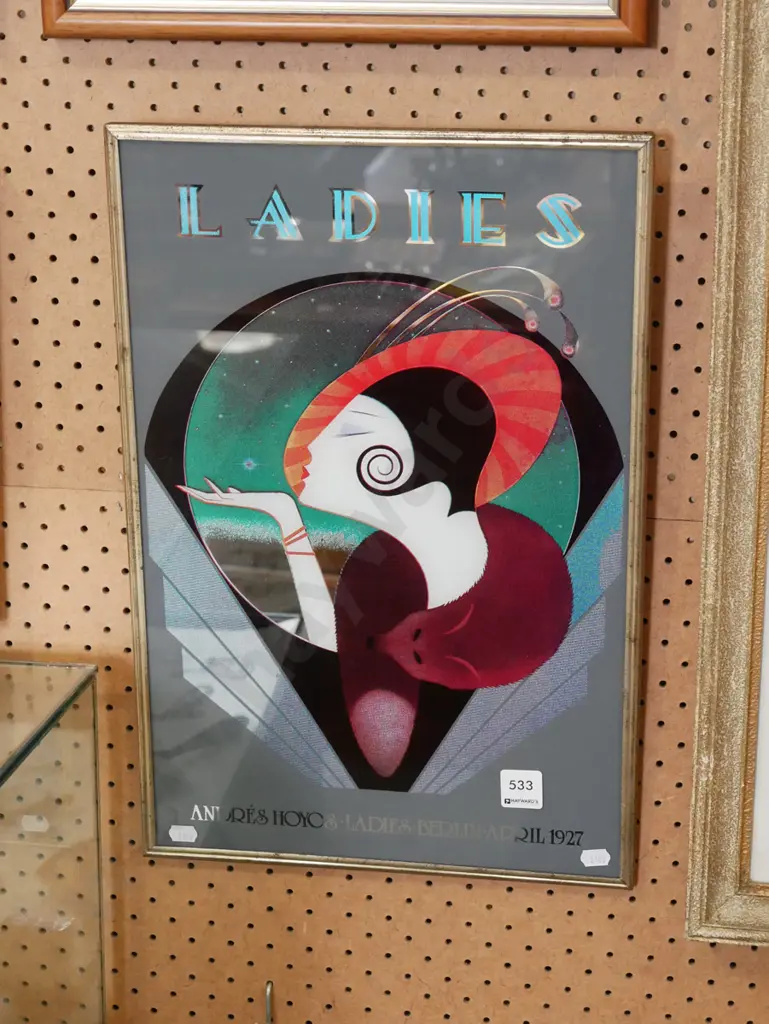 art deco picture mirror Image 1++