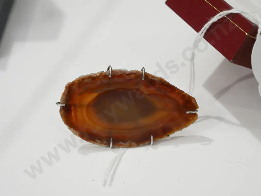 sterling silver large geode ring 12gms Image 1++