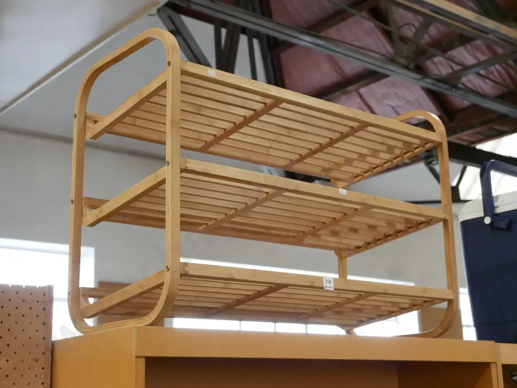 wooden shoe rack Image 1++