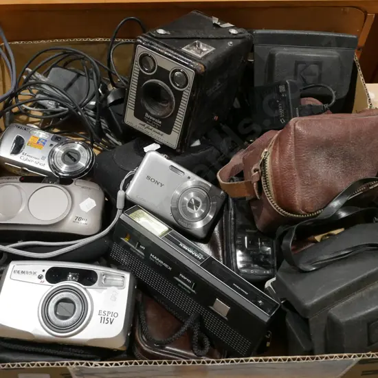 box of cameras