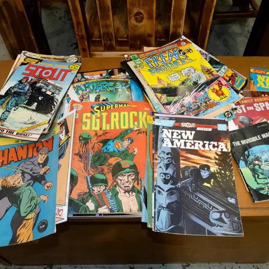 comic books - some in poor condition