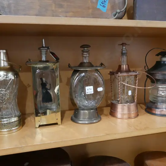 shelf; novelty decanters