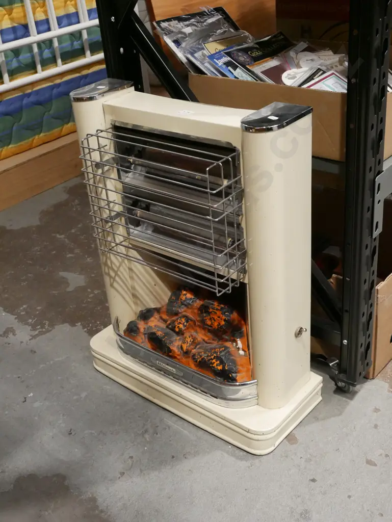 retro faux coal fire electric heater Image 1++