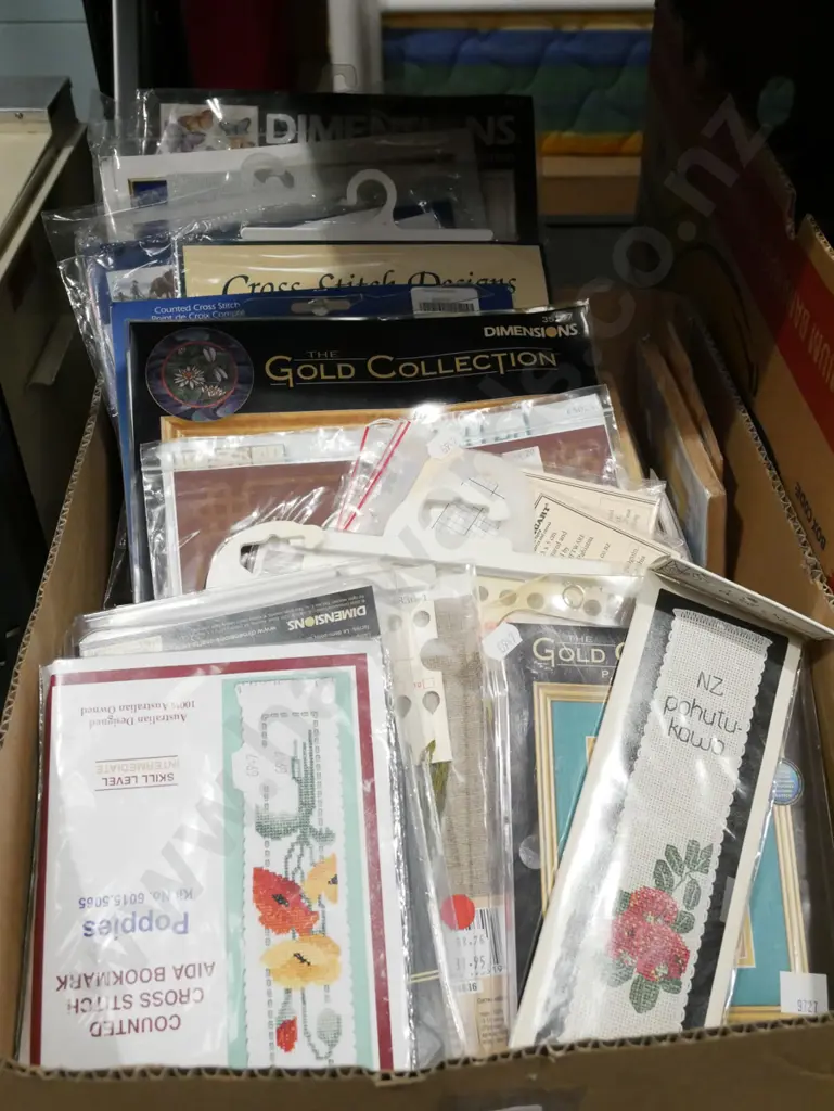 boxed as new needlework sets Image 1++