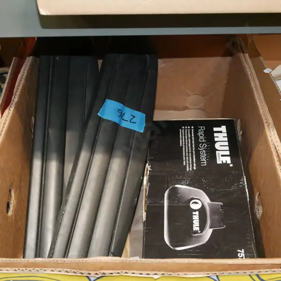Thule roof racks including ski attachment racks