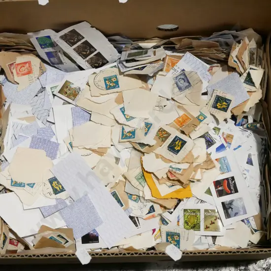 box of stamps