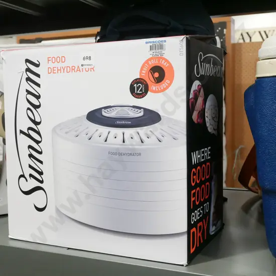 boxed Sunbeam food dehydrator