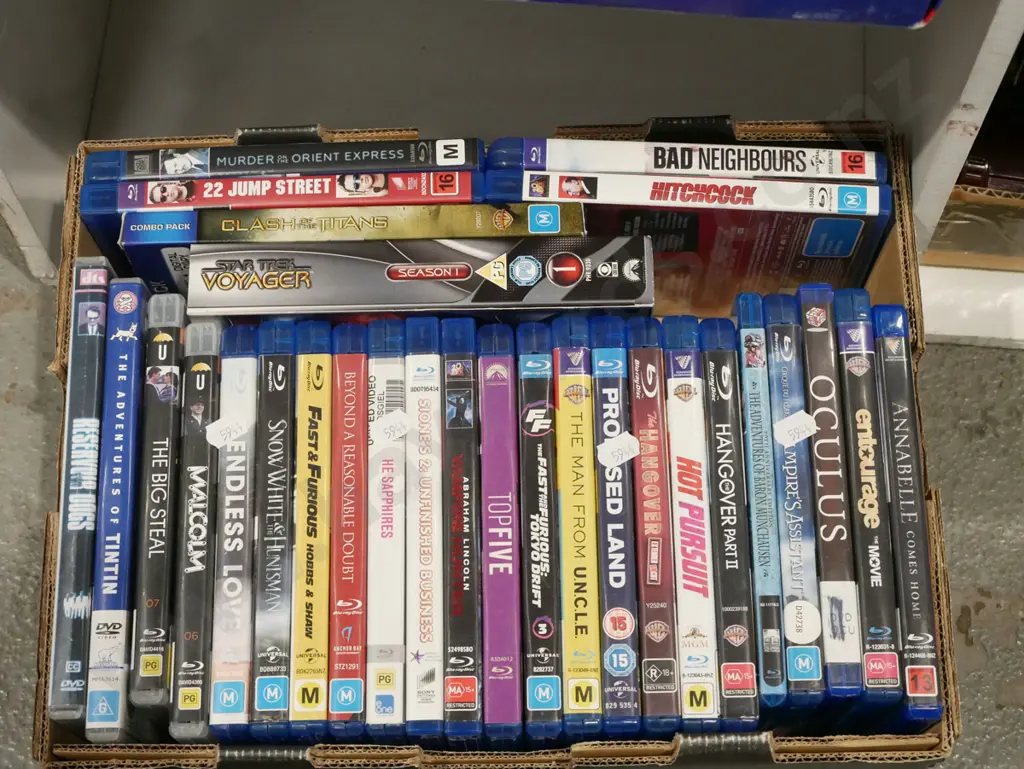 box; blu ray DVDs Image 1++