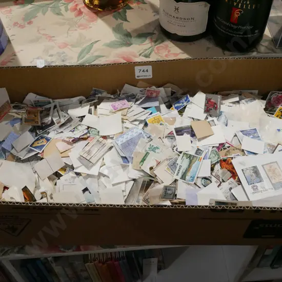 box of stamps