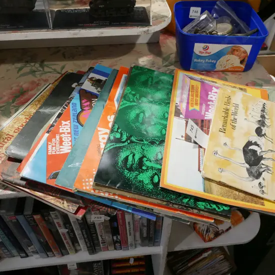 various collector card albums