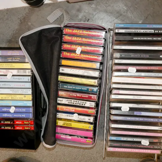 tape cassettes, CDs