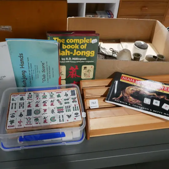 mahjong, tiles, boards etc