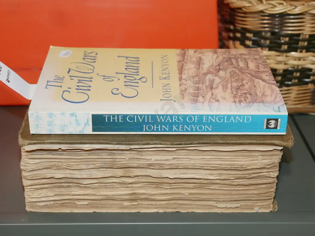 civil wars of england book, sporting encyclopedia - damage Image 1++