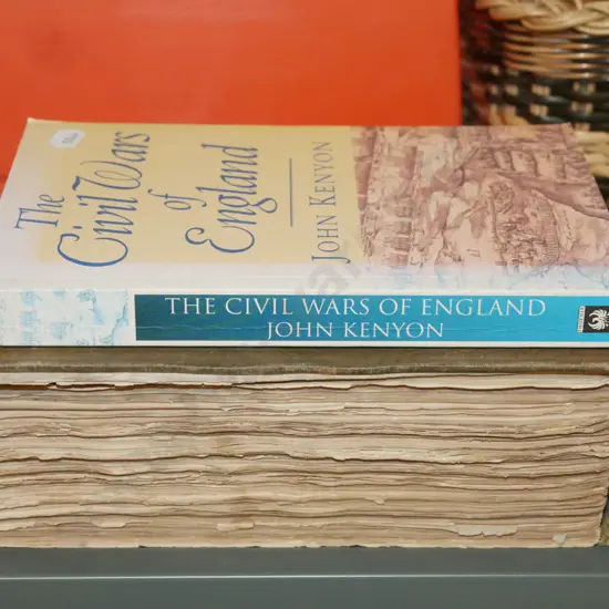 civil wars of england book, sporting encyclopedia - damage