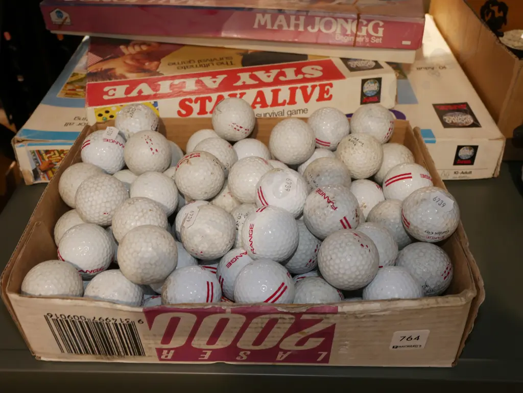 box of golf balls Image 1++