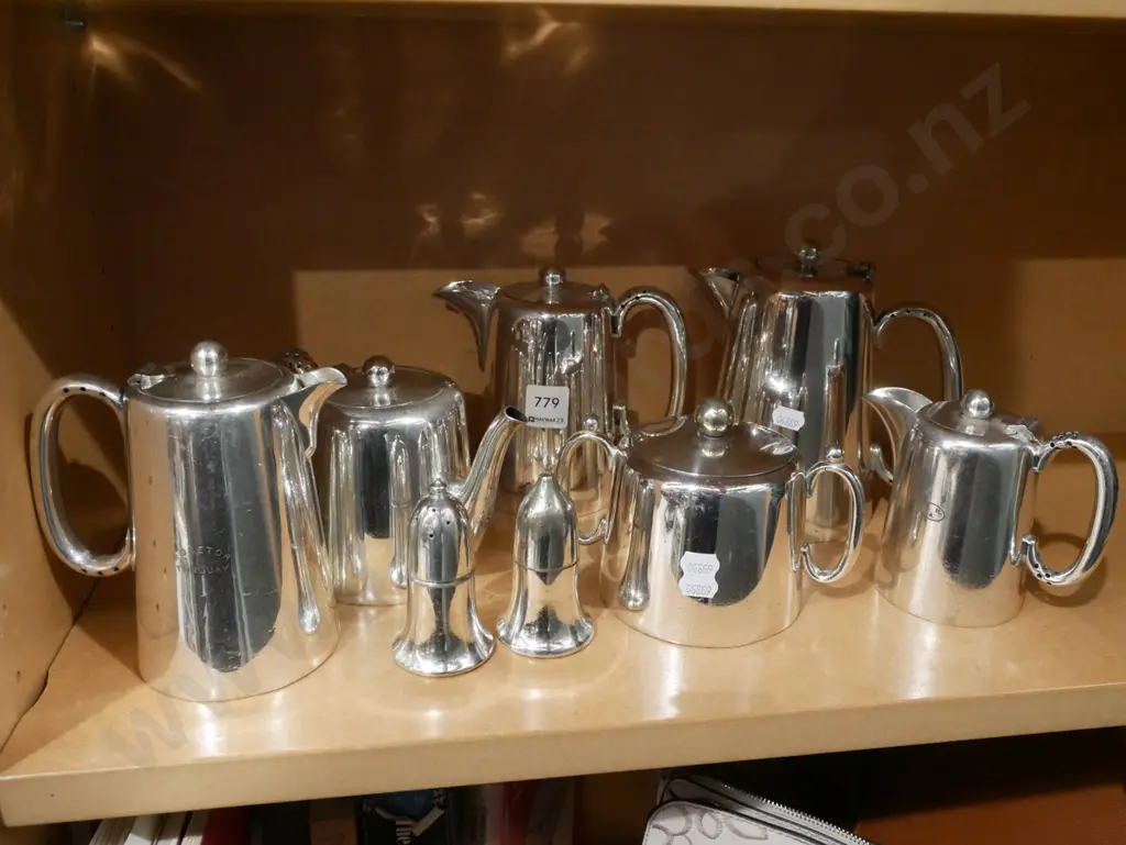 heavy plated jugs, canisters etc Image 1++