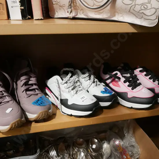 3x pairs of UK size 3 sneakers