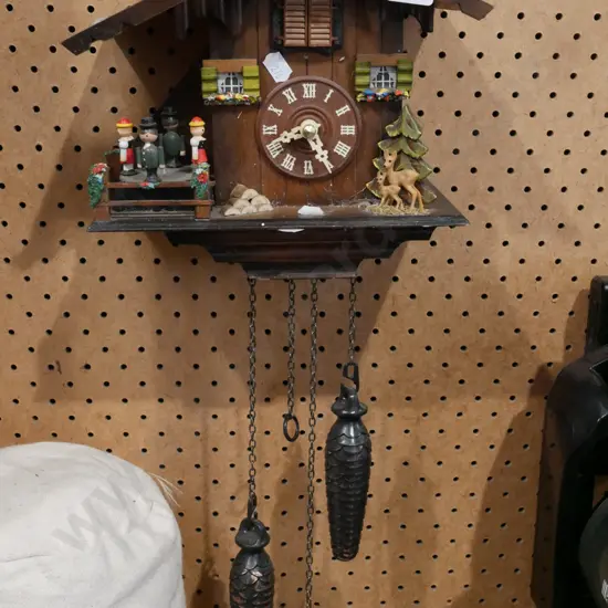 small Swiss cuckoo clock - as is no returns
