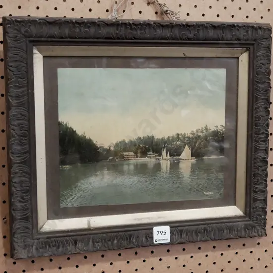 framed print of Kawau Island