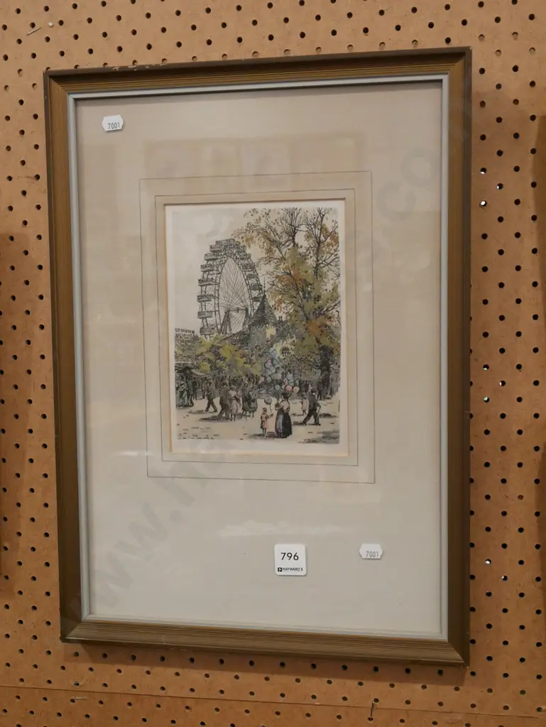 framed print - carnival scene Image 1++