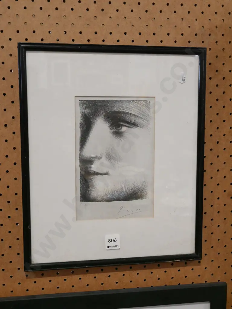 framed Picasso print Image 1++