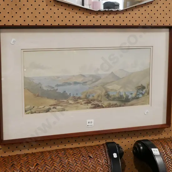 framed historic print