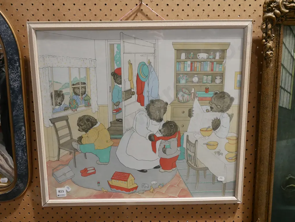 framed print - breakfast in bed Image 1++