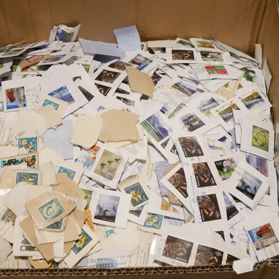 box of stamps