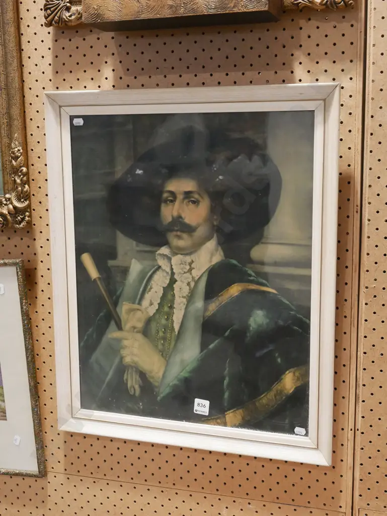 framed cavelier print Image 1++