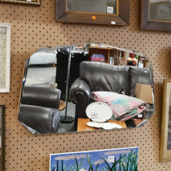 bevelled edge wall mirror