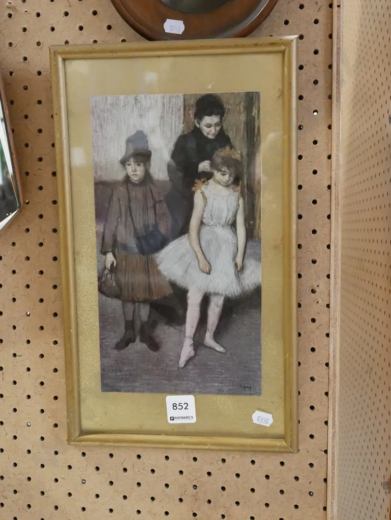 framed Degas print Image 1++