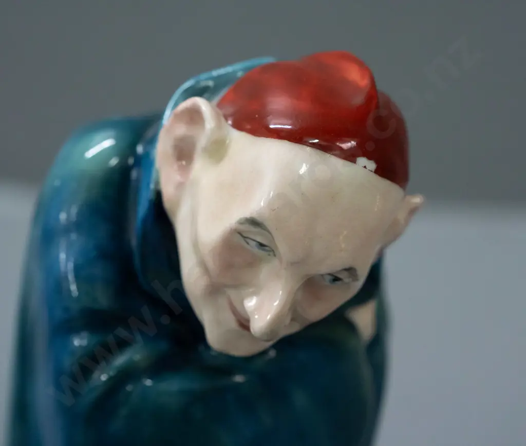 vintage rare Royal Doulton "Spook" figurine - marked "H. Tittensor SC" "HN51" and "Potted by Doulton Co" - small glaze Image 1++
