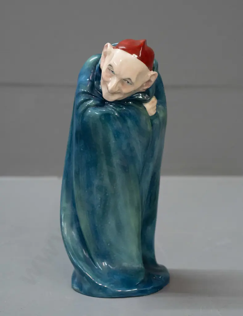vintage rare Royal Doulton "Spook" figurine - marked "H. Tittensor SC" "HN51" and "Potted by Doulton Co" - small glaze Image 1++