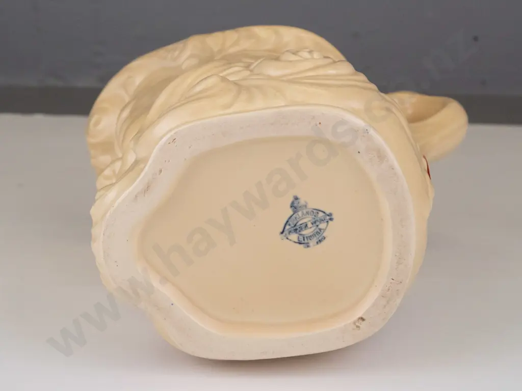Kirklands Etruria Embassy Ware Winston Churchill large jug H-190 W-200 handle to spout - a few minor marks / stains Image 1++