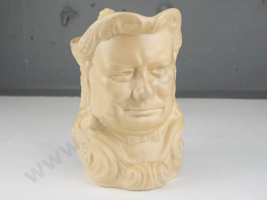 Kirklands Etruria Embassy Ware Winston Churchill large jug H-190 W-200 handle to spout - a few minor marks / stains Image 1++