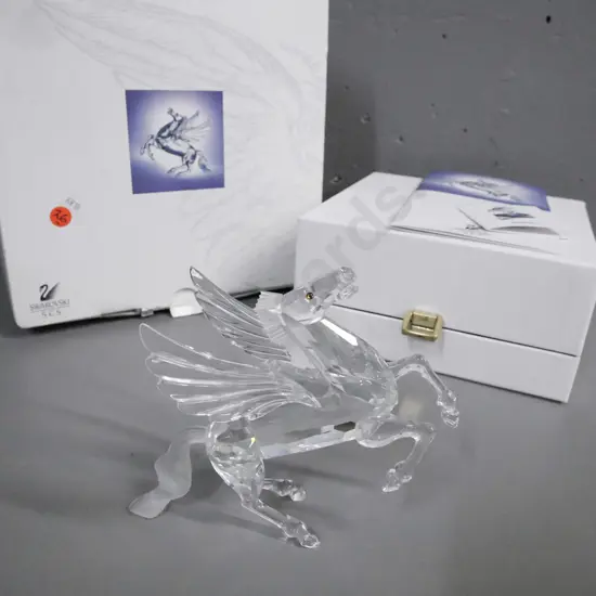 Swarovski "Fabulous Creatures" "Pegasus" 1998 figurine w/ original packaging. H-125