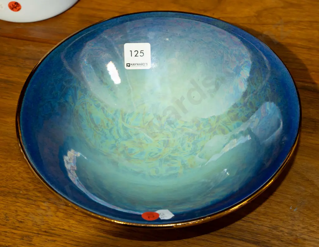 Danny Moorwood lustre glaze pottery bowl D-250 Image 1++