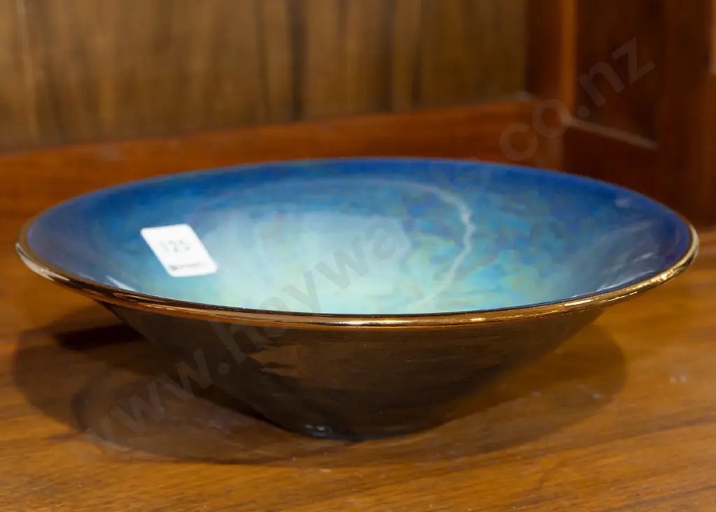 Danny Moorwood lustre glaze pottery bowl D-250 Image 1++